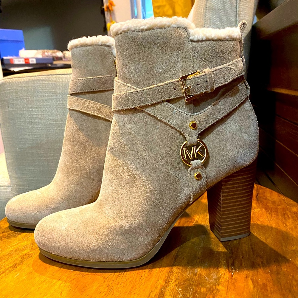 Michael Kors fur-lined booties